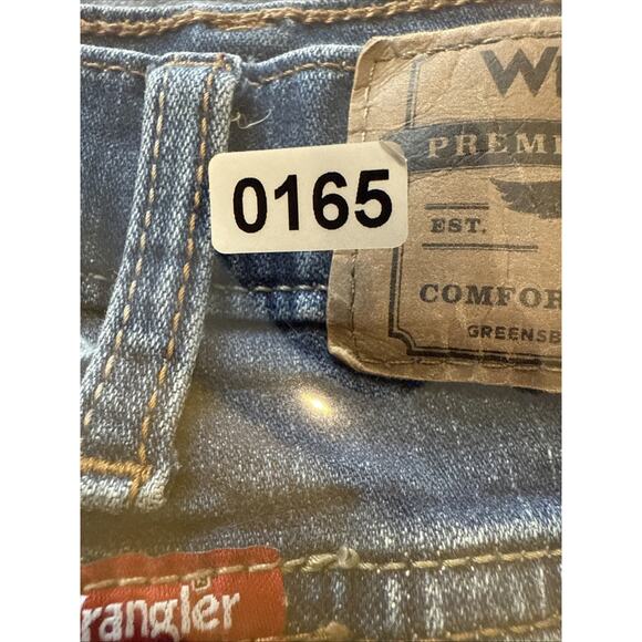 Wrangler 38x30 Relaxed Boot Cut Jeans Blue Quality Work Pants - Picture 10 of 10